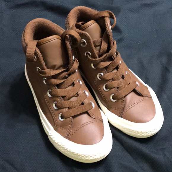 new leather converse